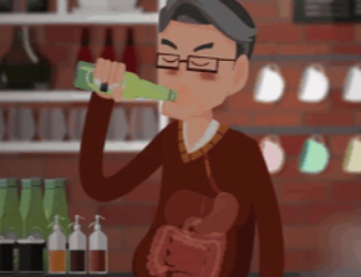 喝酒傷身，小心“干杯”變“肝悲”！